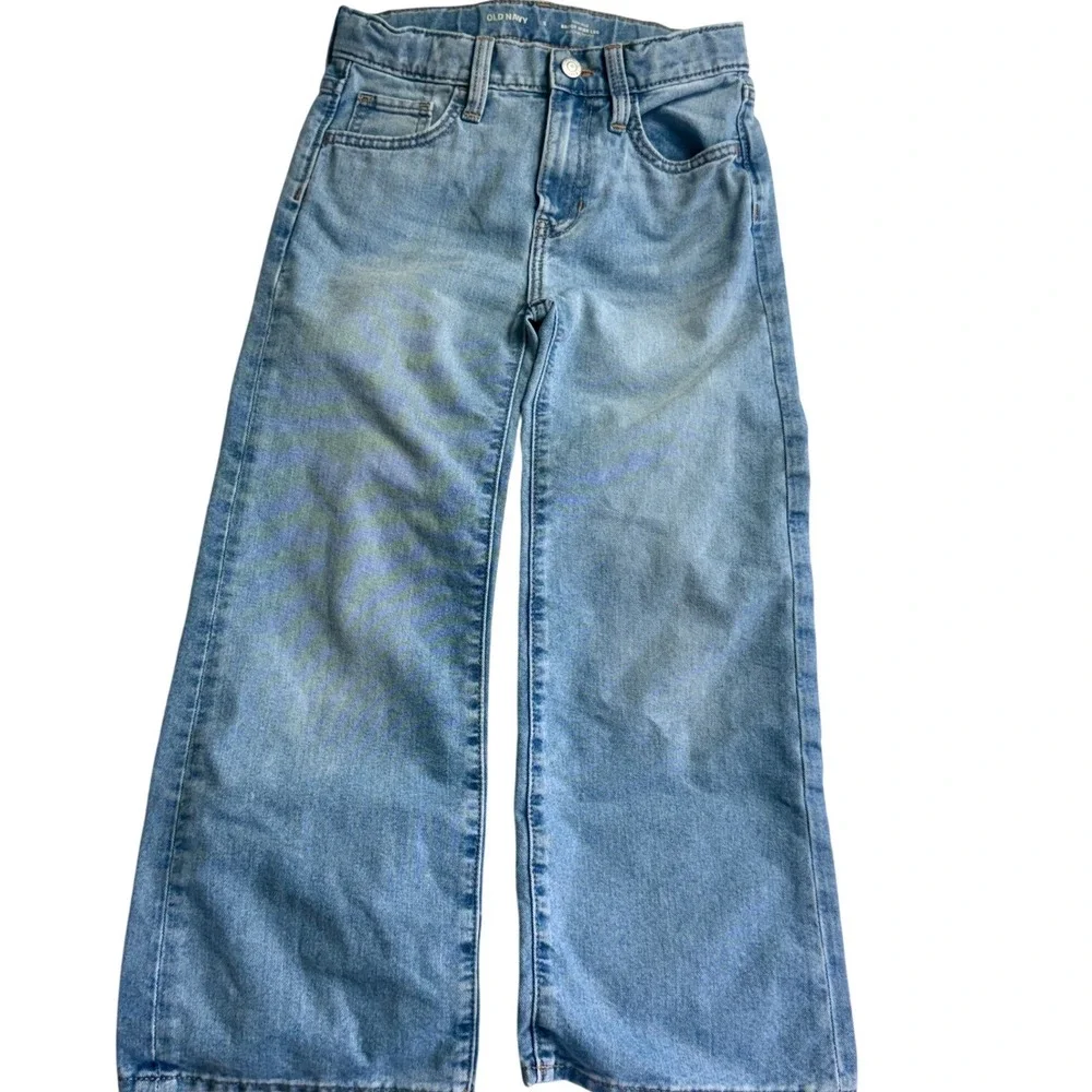 Girls Size 8 Jeans Bundle Old Navy Tractr Hippie Girl Wide Leg